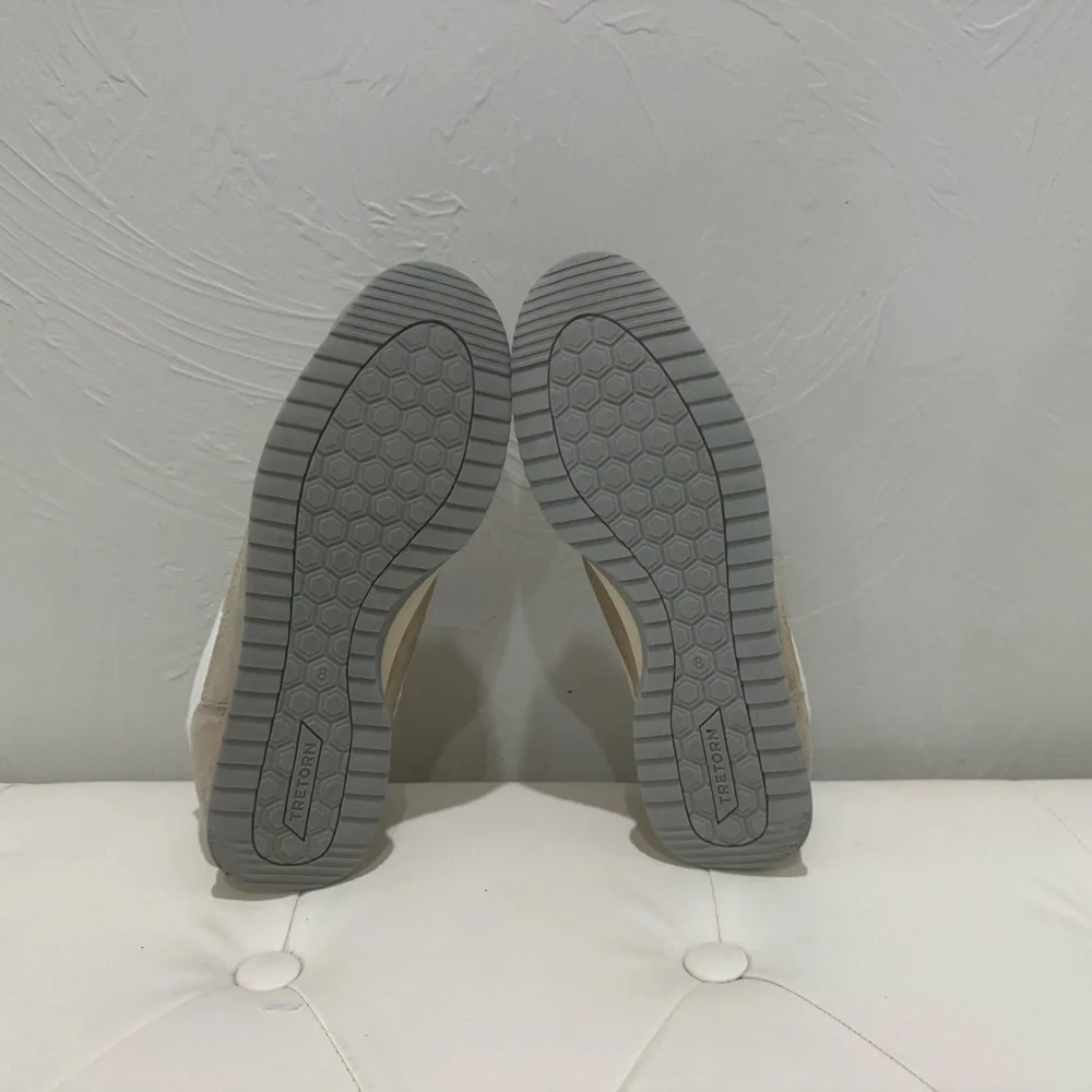 Women’s Beige and Pink Sneakers